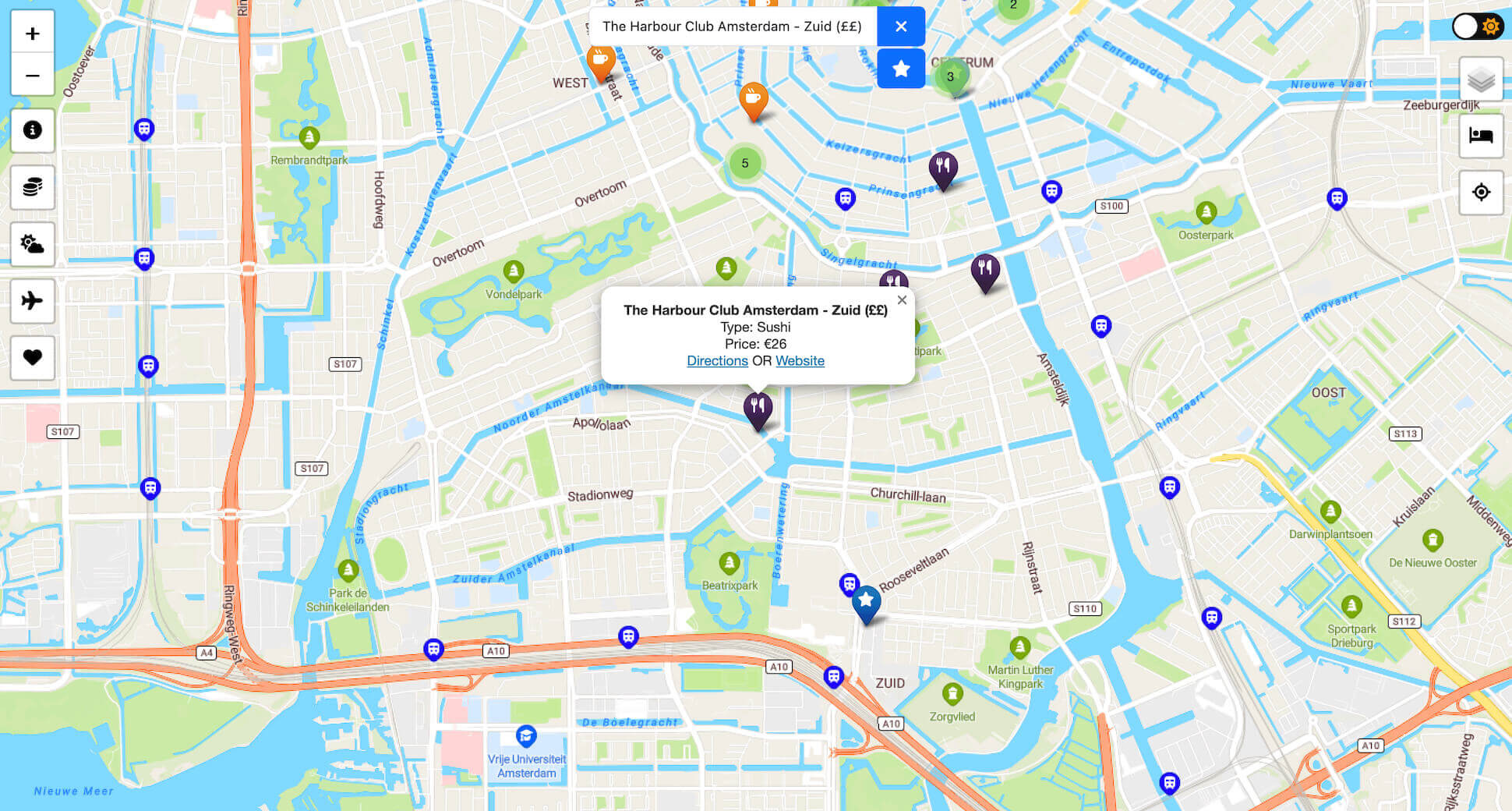 Amsterdam Project Restaurant View