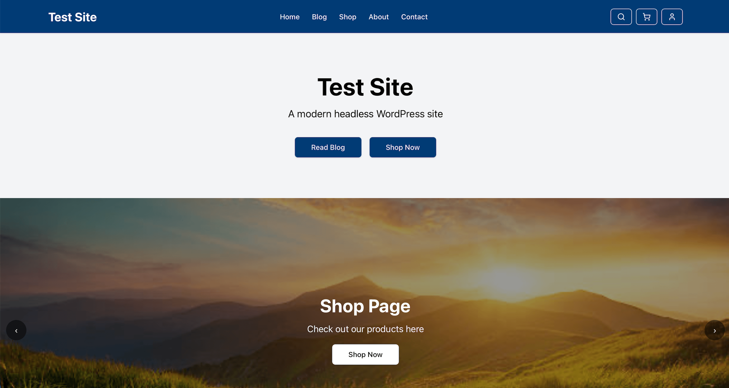Headless Homepage Preview